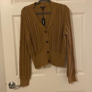Brown Express sweater